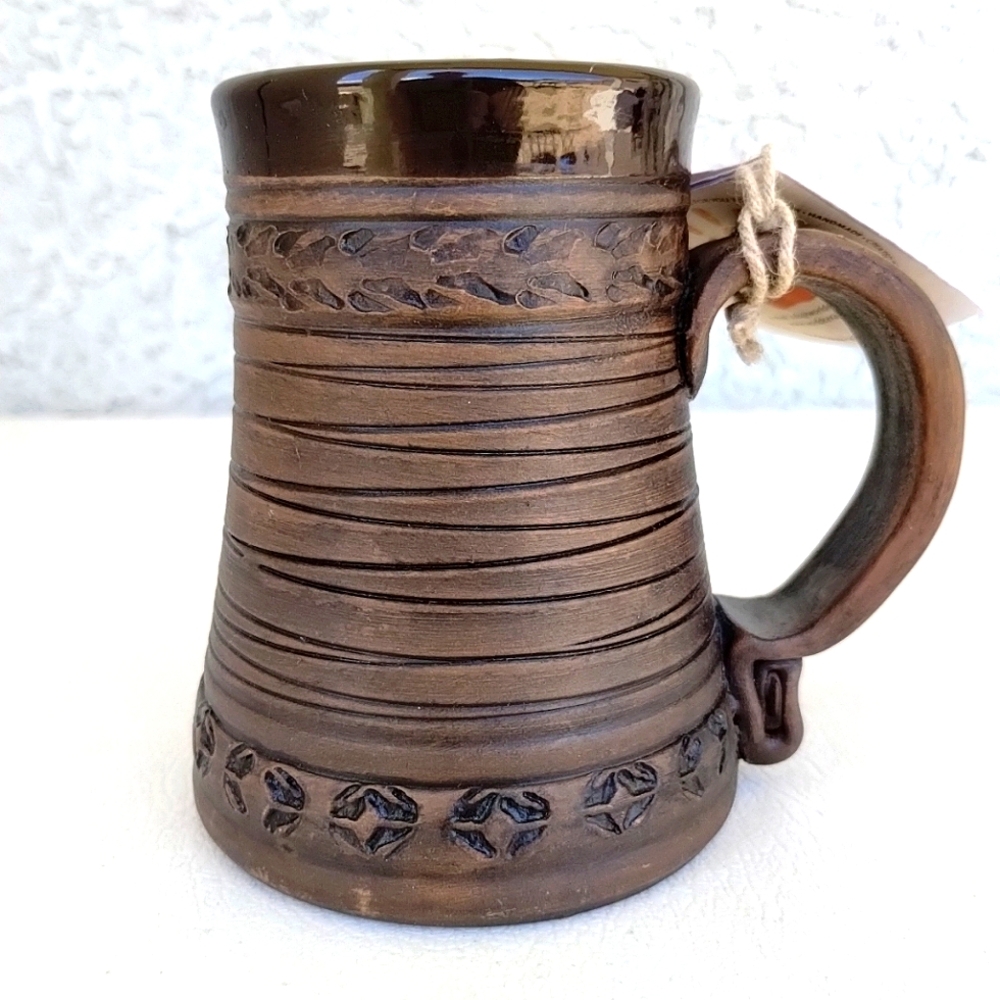 Praha Church Of Our Lady Before Tyn Mug Pottery Souvenir Prague Artist Signed - Picture 5 of 14